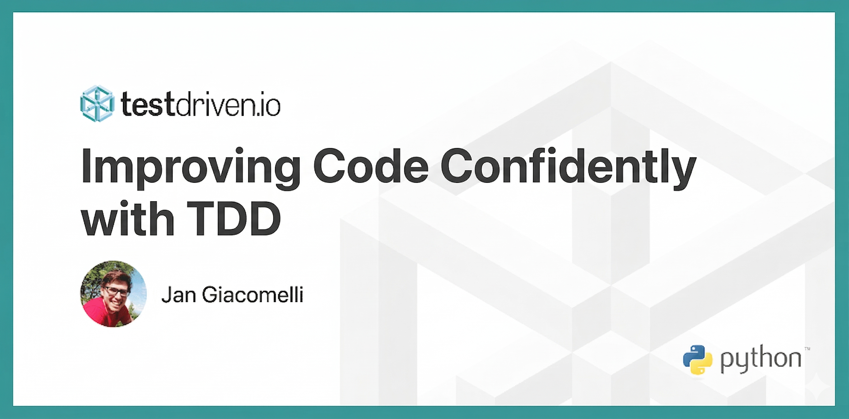 Improving Code Confidently with TDD